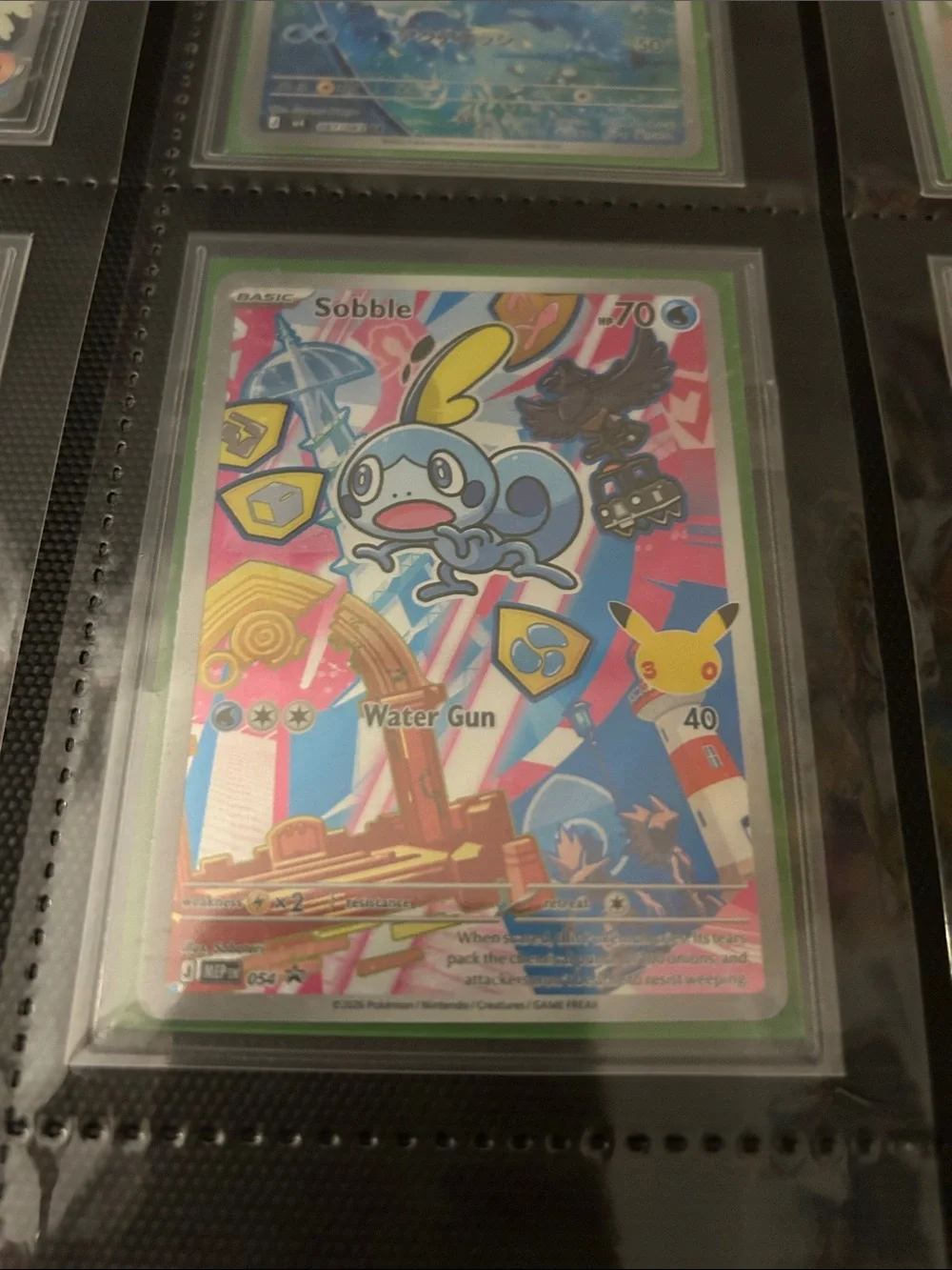 pokemon sobble card Grookey Scorbunny - Sword & Shield Cosmic Foil Promo Lot shuffle your deck This beautiful artwork of the